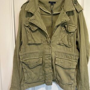 Tommy Hilfiger Army Green  Textured‎ Jacket